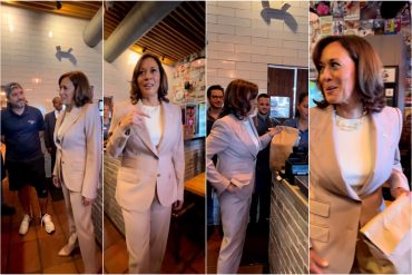 Kamala Harris sorprendió al comprar arepas en un reconocido restaurante venezolano en Miami: expresó su admiración por el lugar (+Video)