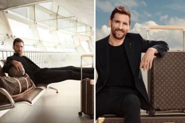Messi se convirtió en la nueva cara de Louis Vuitton y Antonella no pudo evitar su reacción (+emojis de amor)