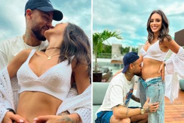 La familia de Neymar sigue creciendo: anunció que su novia, una modelo brasileña, espera un bebé suyo