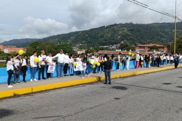 “No sufras en silencio”: Estudiantes merideños  promueven campaña contra el suicidio en  viaducto Miranda