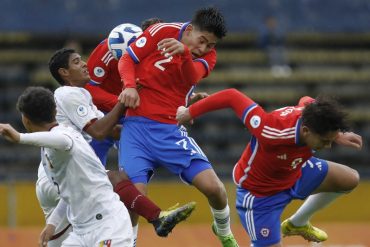 Venezuela sigue en la lucha por un cupo para el mundial Sub-17 de fútbol tras vencer a Chile 2-0 (+Video)