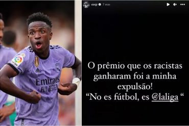 “Vinicius, eres un mono”: El jugador del Real Madrid volvió a ser víctima de insultos racistas y esta fue su reacción (+Video)