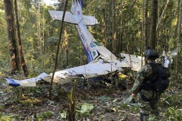 Hallaron nuevos rastros de los cuatro niños desaparecidos en una selva colombiana tras accidente aéreo (+Video)