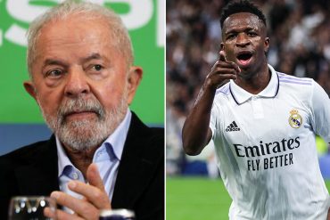 Lula condenó los insultos racistas en España contra Vinicius y pide a la FIFA que adopte medidas