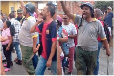 “Para esto usan a los empleados de la Gobernación”: hombre con machete en mano amedrentó a Capriles (+Video)