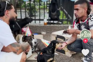 El que menos tiene es el que más da: la historia del hombre que rescata perros de la calle de Colombia y les canta cumpleaños (+Video)