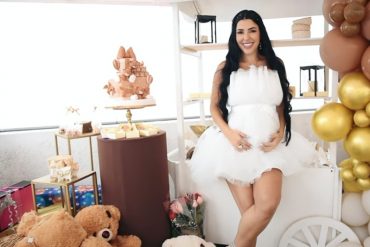 “Afirmo una vez más que el tiempo de Dios es perfecto”: Jimena Araya publicó tierno video del baby shower de su primer hijo y reveló el sexo (+Imágenes)