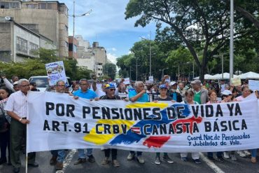 Día del Adulto Mayor: Así condenaron los jubilados y pensionados el “exterminio” al que son sometidos a diario en Venezuela (+Videos)