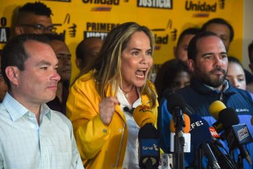 “Dejen de inventar”: presidenta de Primero Justicia desmintió a Yon Goicoechea y aseguró que la oposición no negocia con Maduro el control de activos