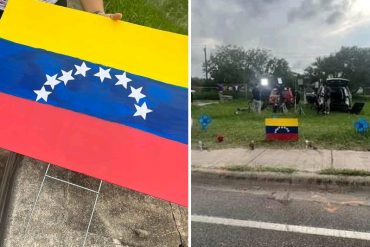 El conmovedor gesto de una residente de Brownsville, al no encontrar banderas venezolanas en tiendas (+Fotos)