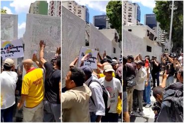 “La respuesta a una clase obrera con hambre y miseria”: con amplio despliegue policial y piquetes régimen impidió avance de marcha en Caracas (+Imágenes)