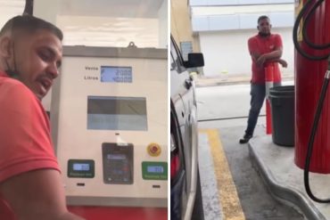 “Te tengo grabado, carajito”: Conductor filmó cómo supuestamente le “trampearon” el precio de la gasolina en una estación de servicio en Altamira (+Video)