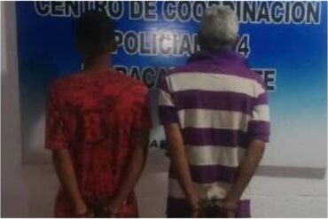 Dos hombres detenidos tras asaltar y violar a jóvenes que salían de una fiesta en Zulia