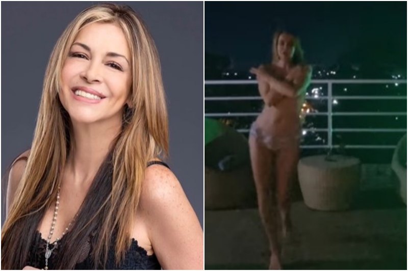 En toples la actriz venezolana Gigi Zanchetta se asomó por la terraza de su casa, se grabó y dejó a todos sin palabras: “Un sueño inalcanzable” (+Video)