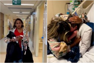 La desgarradora reacción de niño que vio a su mamá tras 16 días en coma (el menor sufre de dolorosa enfermedad)