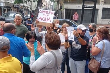 Protestan por aumento en las tarifas de Hidrocapital en Caracas, pero ciudadanos duran meses sin agua