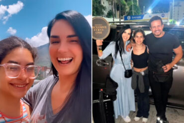 Yul Burkle y su hija llegaron a Venezuela y se reencontraron con Scarlet Ortiz (+Videos)