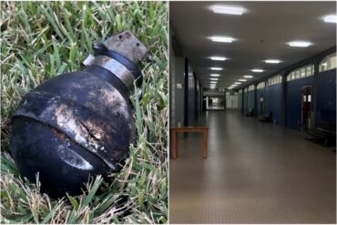 Denuncian la detonación de una bomba lacrimógena en la Escuela de Derecho de la UCV horas antes de las elecciones (+Video)