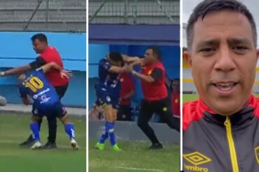 Exdirector técnico de la Vinotinto César Farías fue expulsado de un partido en Ecuador tras golpear a dos jugadores rivales (+Video)