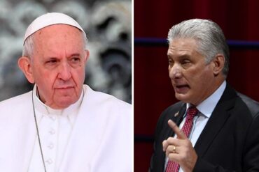 “Me encanta que haya venido”: Así recibió el Papa Francisco al dictador cubano Miguel Díaz- Canel (+Video)