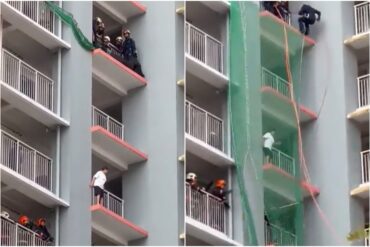 El impresionante momento cuando un grupo de paramédicos impiden un suicidio en México (+Video)