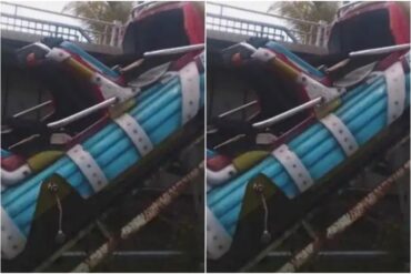 Se desploma una atracción del «Loco Ratón» perteneciente al parque Diverland de Nueva Esparta (+Video)