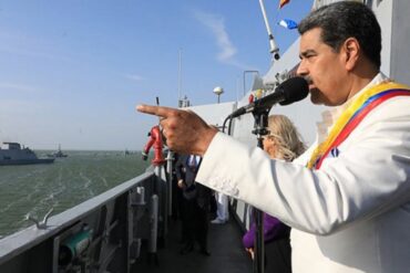 Maduro recorrió el lago de Maracaibo y anuncia plan para su recuperación: “Nos tienen que ayudar” (+Video)