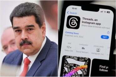 Maduro publica su primer mensaje en Threads y así le respondieron: “Aquí no te queremos”