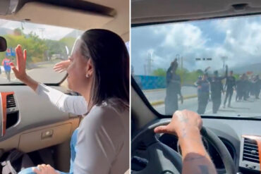 “Esto está cambiando de una manera impresionante”: el momento en el que policías de La Guaira expresaron apoyo a María Corina Machado (+Video)