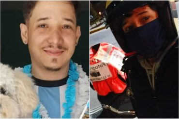 Venezolano que trabaja como repartidor en Argentina pegó su currículo a su moto y así pudo tener clientes para ejercer su profesión