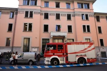 Incendio en un geriátrico de Italia dejó 6 ancianos fallecidos y 81 heridos