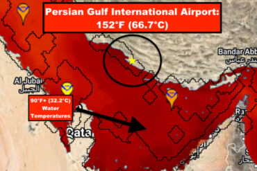 En Irán la sensación térmica alcanzó 66,7 grados, cifra límite para la supervivencia humana y animal