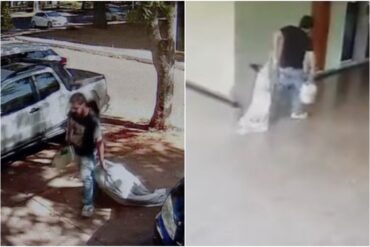 Cámara captó el momento en el que un pedófilo secuestró a niña de 12 años en Brasil (+Video)