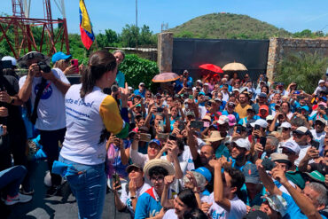 Detuvieron a personas que alquilaron camión y equipos de sonido para un acto político de María Corina Machado en Nueva Esparta (+Videos)