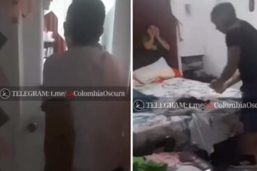 Sorprendió a su mujer con otro y pidió a los vecinos que presenciaran la escena: “No me los dejen salir” (+Video)