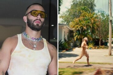 Revelaron fotos de Manuel Turizo corriendo desnudo por Miami y se desató la locura en las redes sociales: “Necesito verlas sin censura” (+Memes)