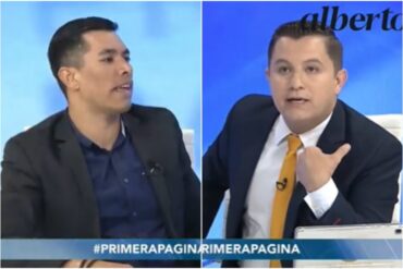 Periodista de Globovisión dejó sin argumentos a diputado chavista y se generó tenso cruce de palabras en pleno programa en vivo (+Video)