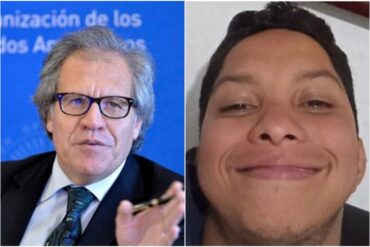 Almagro exige la “liberación inmediata” del estudiante John Álvarez: “El régimen de Venezuela sigue cometiendo crímenes de lesa humanidad”