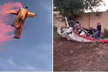 Tragedia en México: una avioneta se desplomó durante una revelación de género y el piloto murió (+Videos)