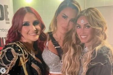 “Como si el tiempo se hubiera detenido”: el emotivo reencuentro entre Ninel Conde con Anahí y Dulce María durante concierto de RBD (+Videos)