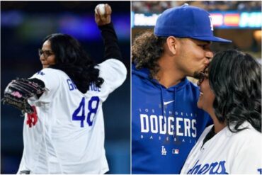 El tremendo strike que lanzó la mamá del venezolano Brusdar Graterol en el Dodger Stadium (+Video)