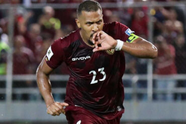 Salomón Rondón llegó a 40 tantos con la Vinotinto: es uno de los mejores goleadores activos de las selecciones latinoamericanas