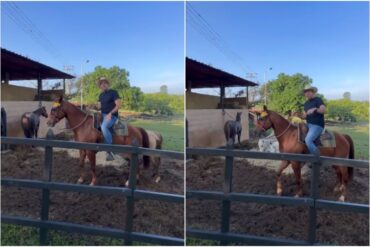 Después de toda la polémica con la primaria, Carlos Prosperi reaparece en redes montando a caballo: “Estamos con la frente en alto” (+Video)