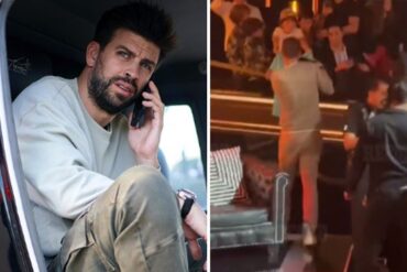 Piqué sufrió una aparatosa caída mientras hablaba por teléfono en un evento de la Kings League (+Video)