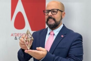 Diseñador gráfico zuliano ganó el “A’ Design Award” por crear la identidad corporativa de una empresa inspirado en el arte del origami