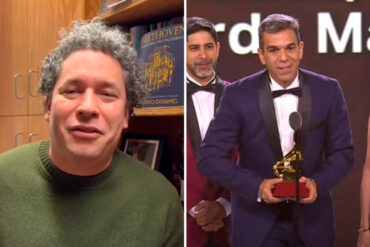 La emotiva felicitación de Gustavo Dudamel a la Orquesta Sinfónica Simón Bolívar por su victoria en los Grammy Latinos 2023