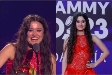 Joaquina ganó el Latin Grammy a Mejor Nuevo Artista y emocionó a todos: subió al escenario con la bandera de Venezuela y no aguantó las lágrimas