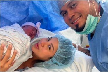 Nació la tercera hija de Luis Arráez, campeón bate venezolano en la MLB: «Tanto la mamá como la bebé gozan de buena salud»