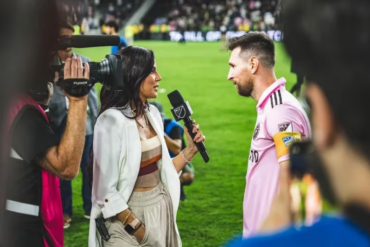 La historia de una venezolana que pasó de repartir cajas y atender un puesto de comida a ser la entrevistadora de Messi en la MLS