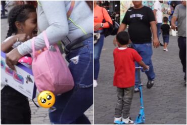 El joven venezolano que regala sorpresas y sonrisas a niños que se hizo viral en redes (+Video)